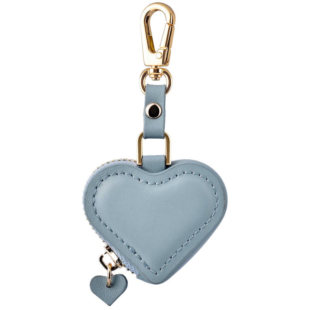 Heart Leather Bag Charm for Airtag®