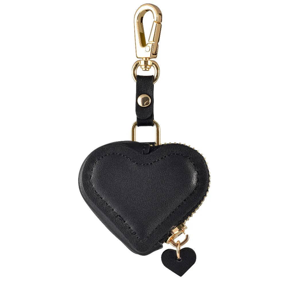 Heart Leather Bag Charm for Airtag®