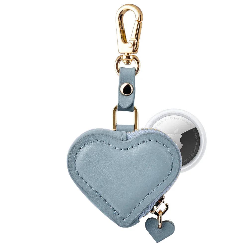 Heart Leather Bag Charm for Airtag®