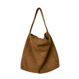 Caramel Suede Tote Purse